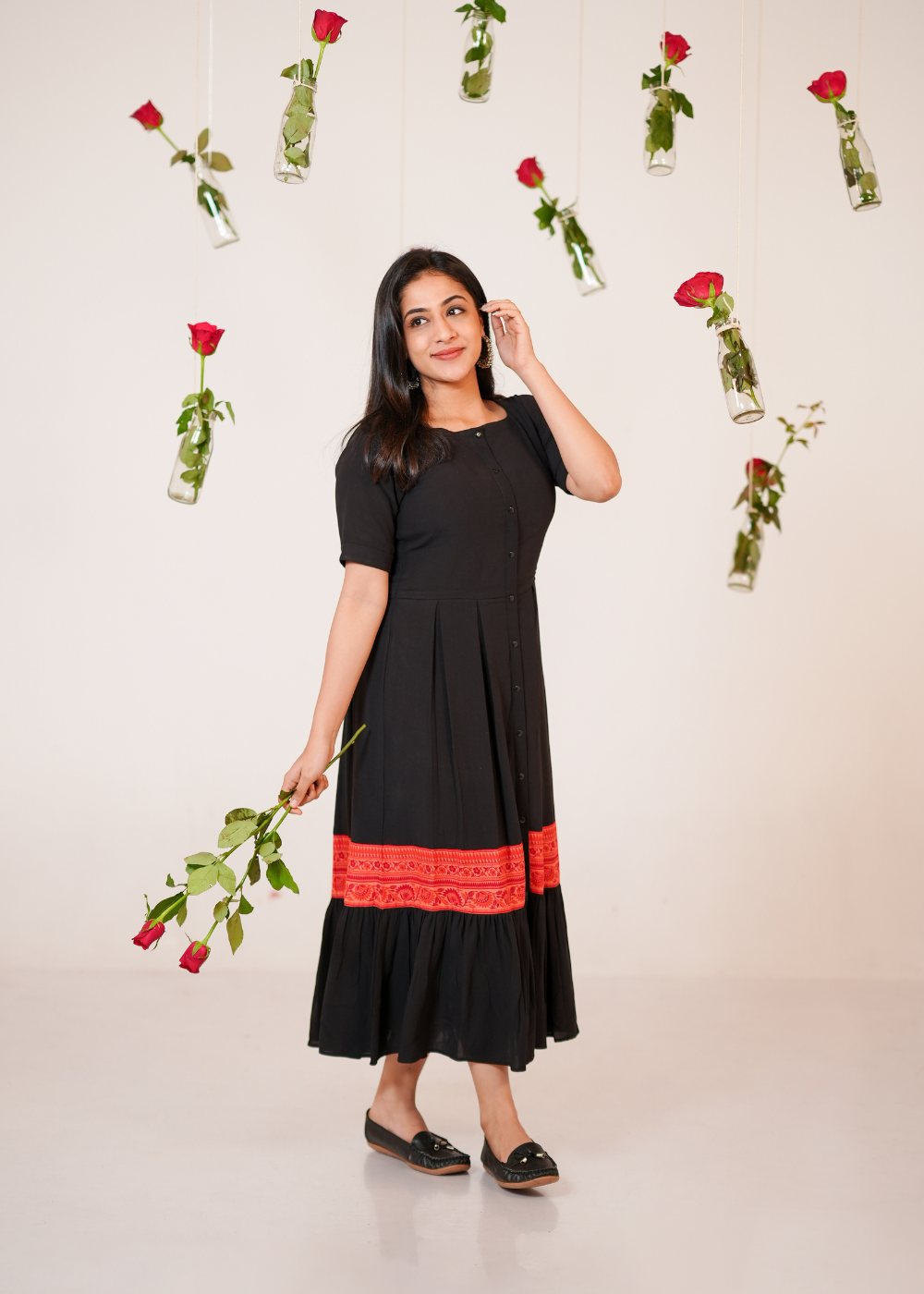 Red Hot Black Dress**