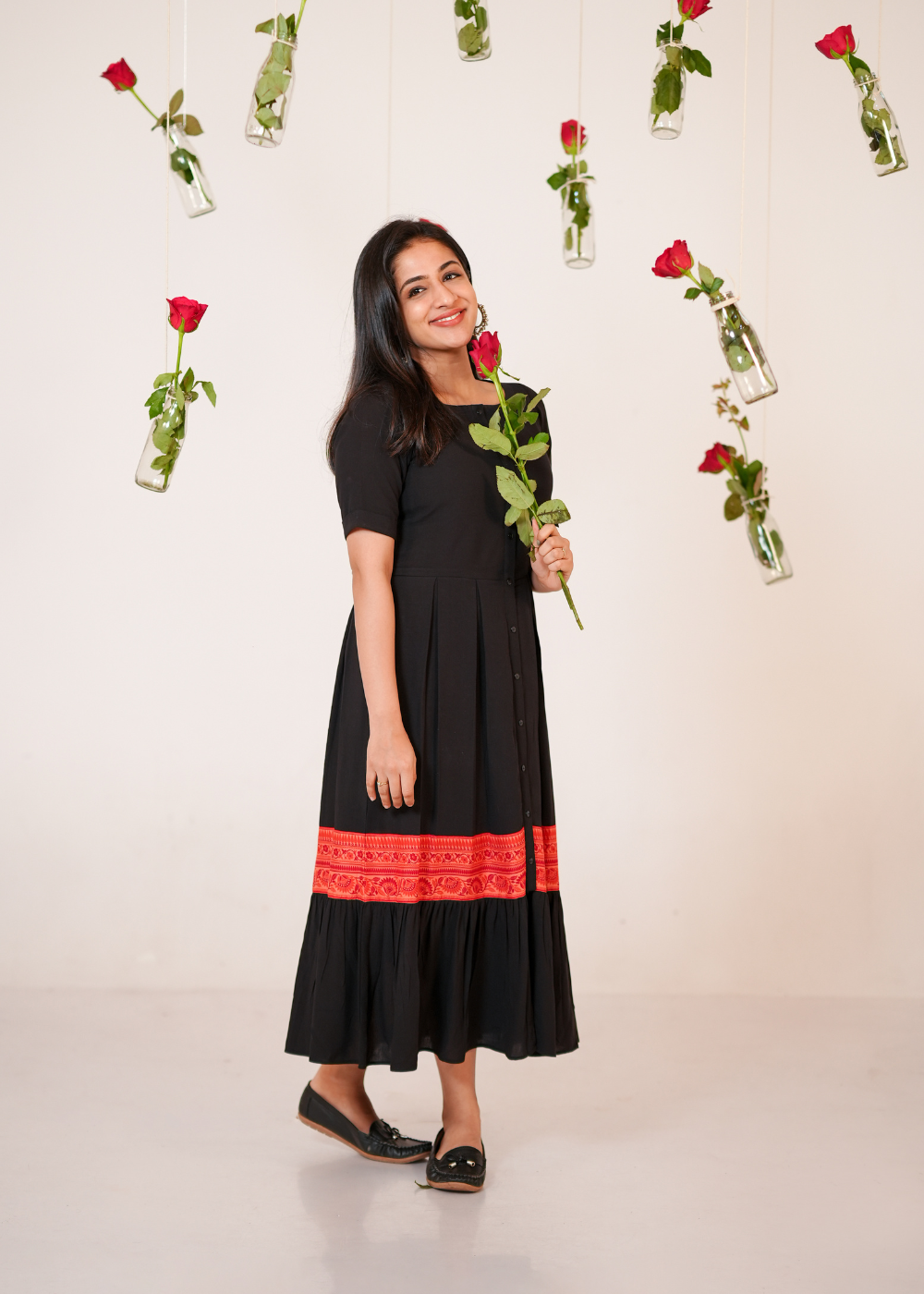 Red Hot Black Dress**
