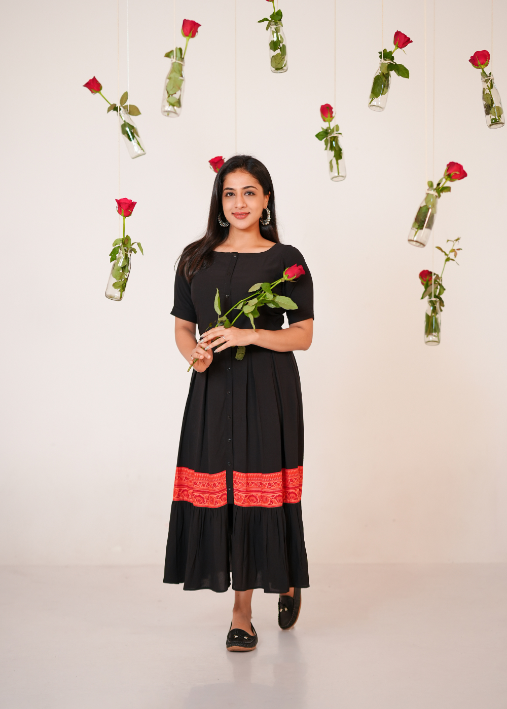 Red Hot Black Dress**