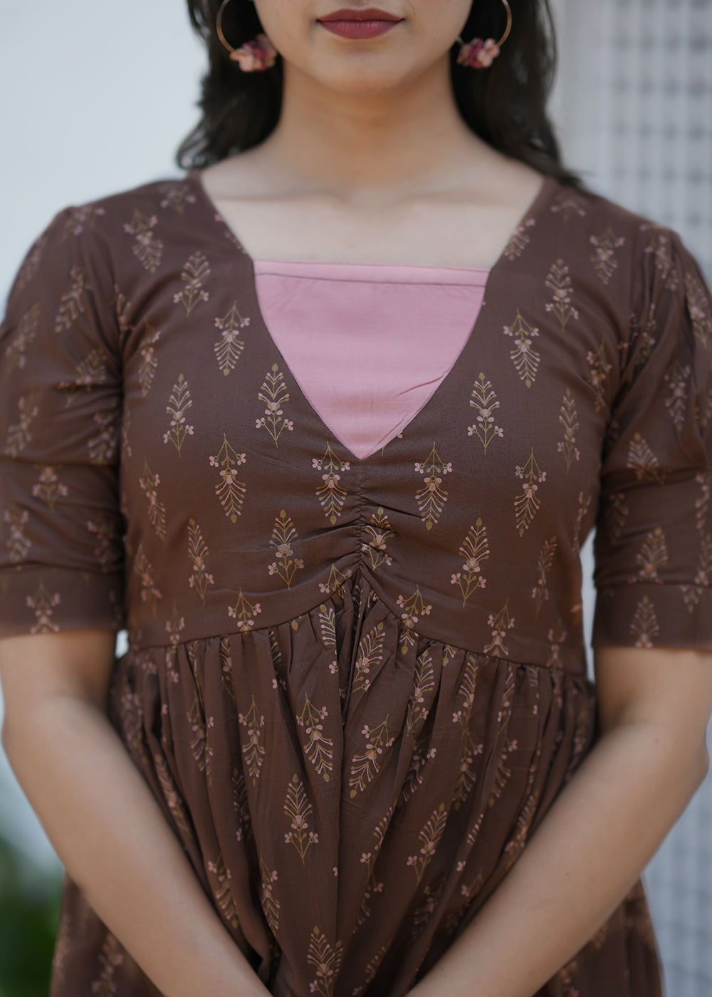Classic Brown Dress**