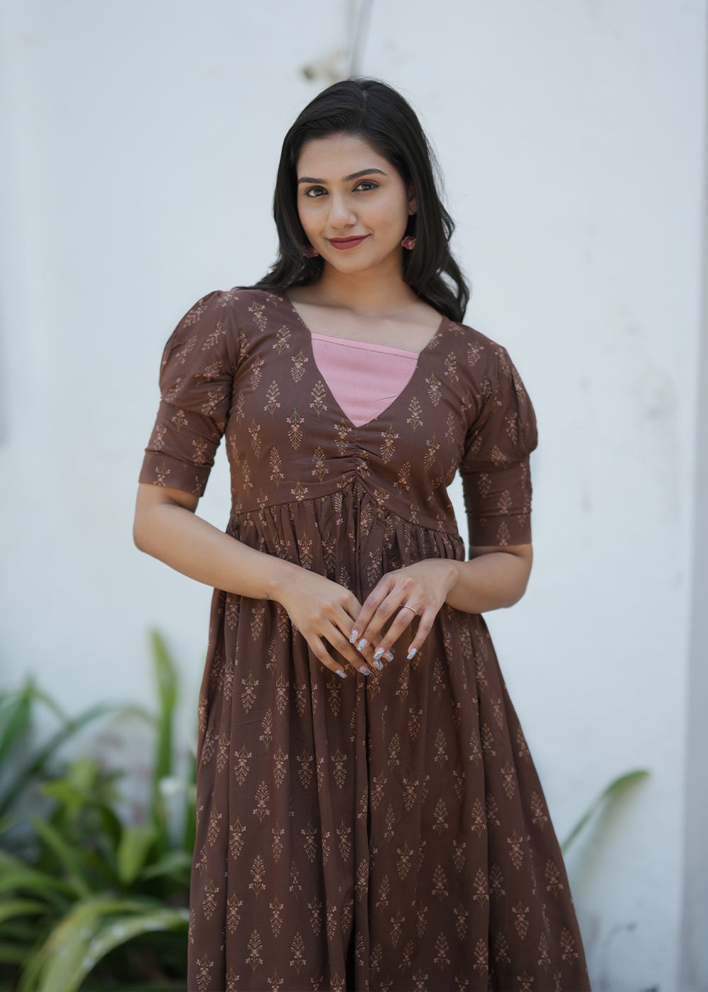 Classic Brown Dress**