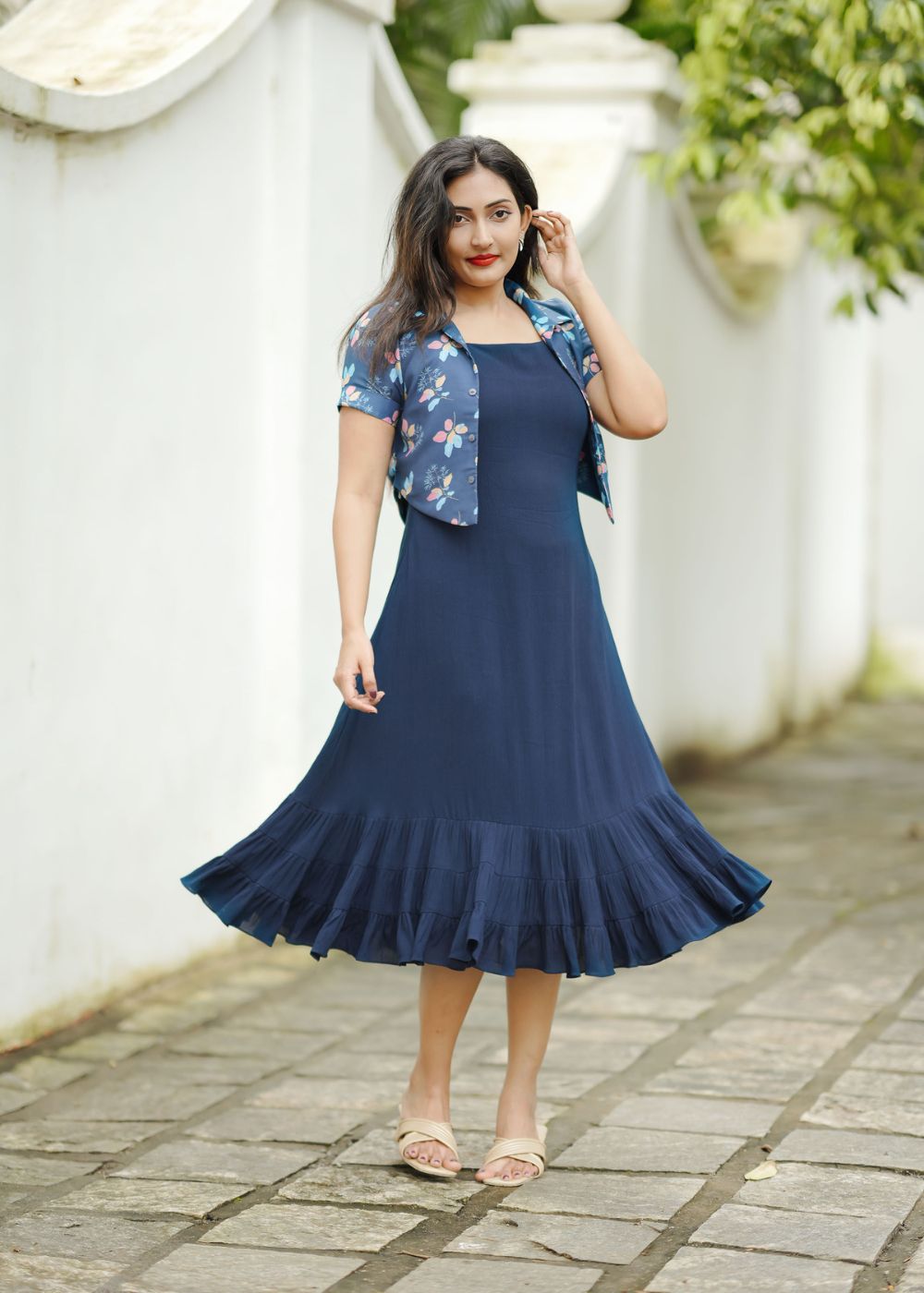 Navy Petals**