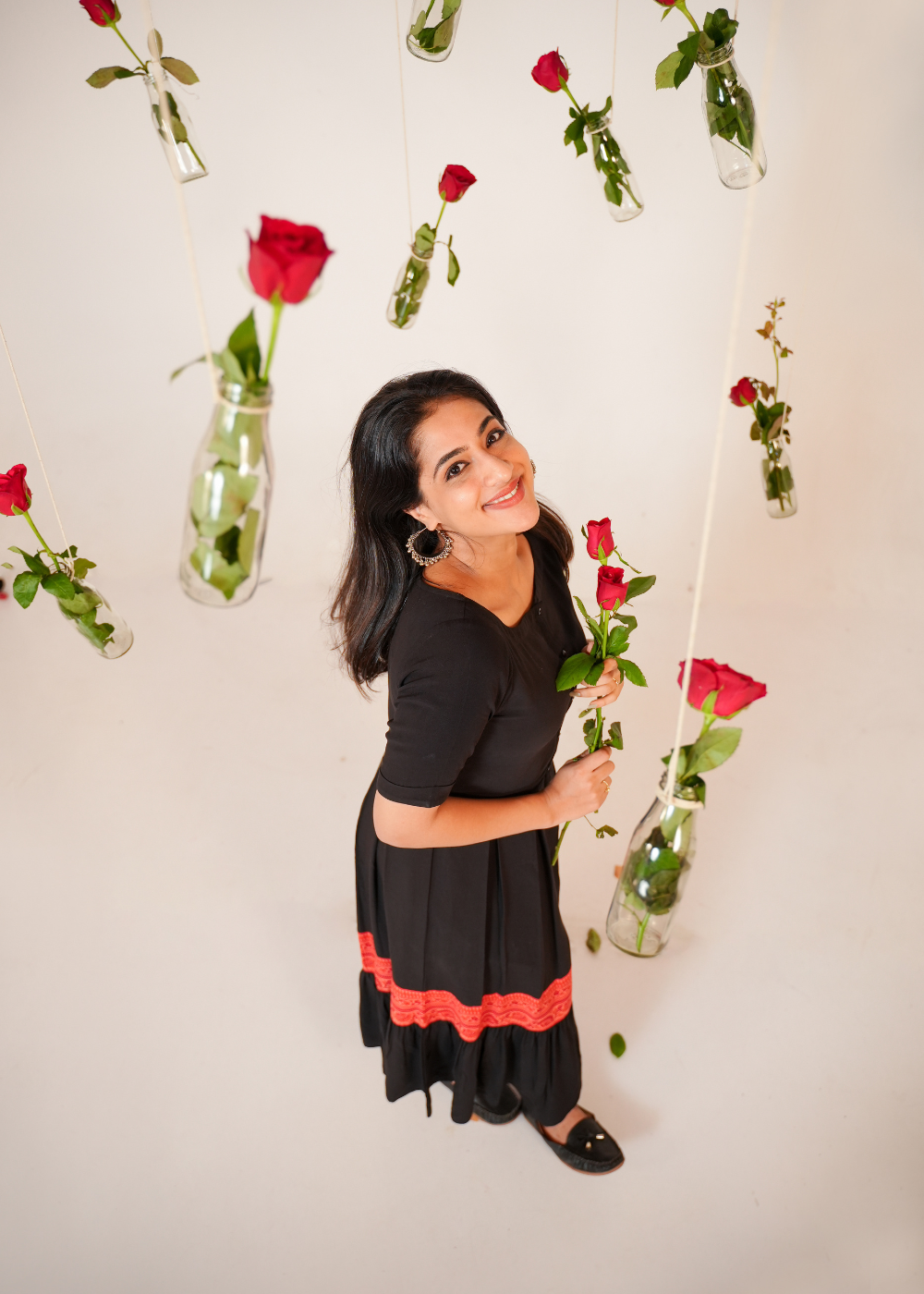 Red Hot Black Dress**
