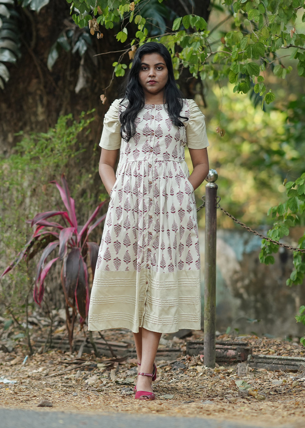 Paisley Whispers Dress**