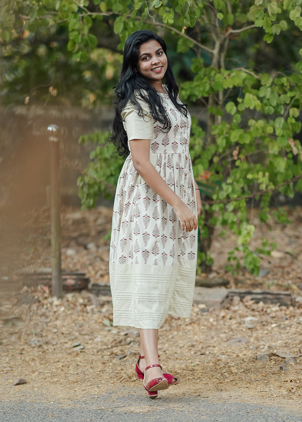 Paisley Whispers Dress**