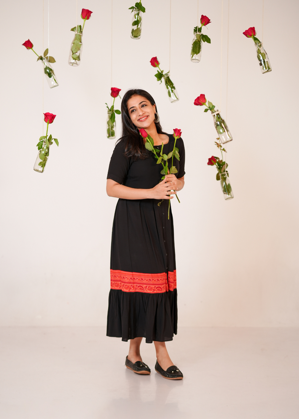 Red Hot Black Dress**
