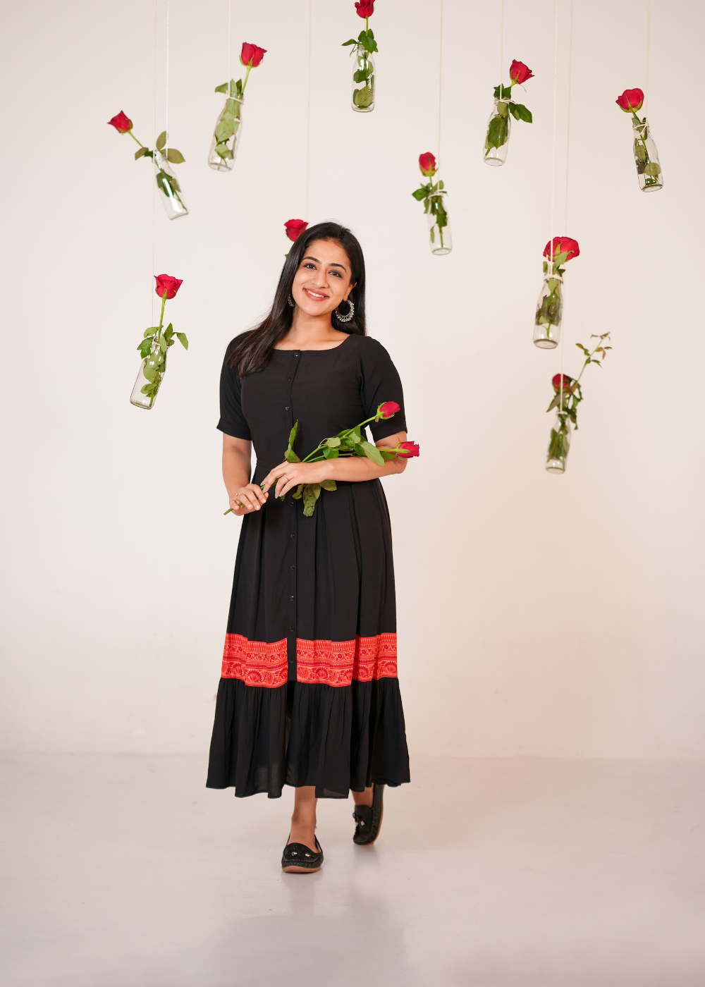 Red Hot Black Dress**
