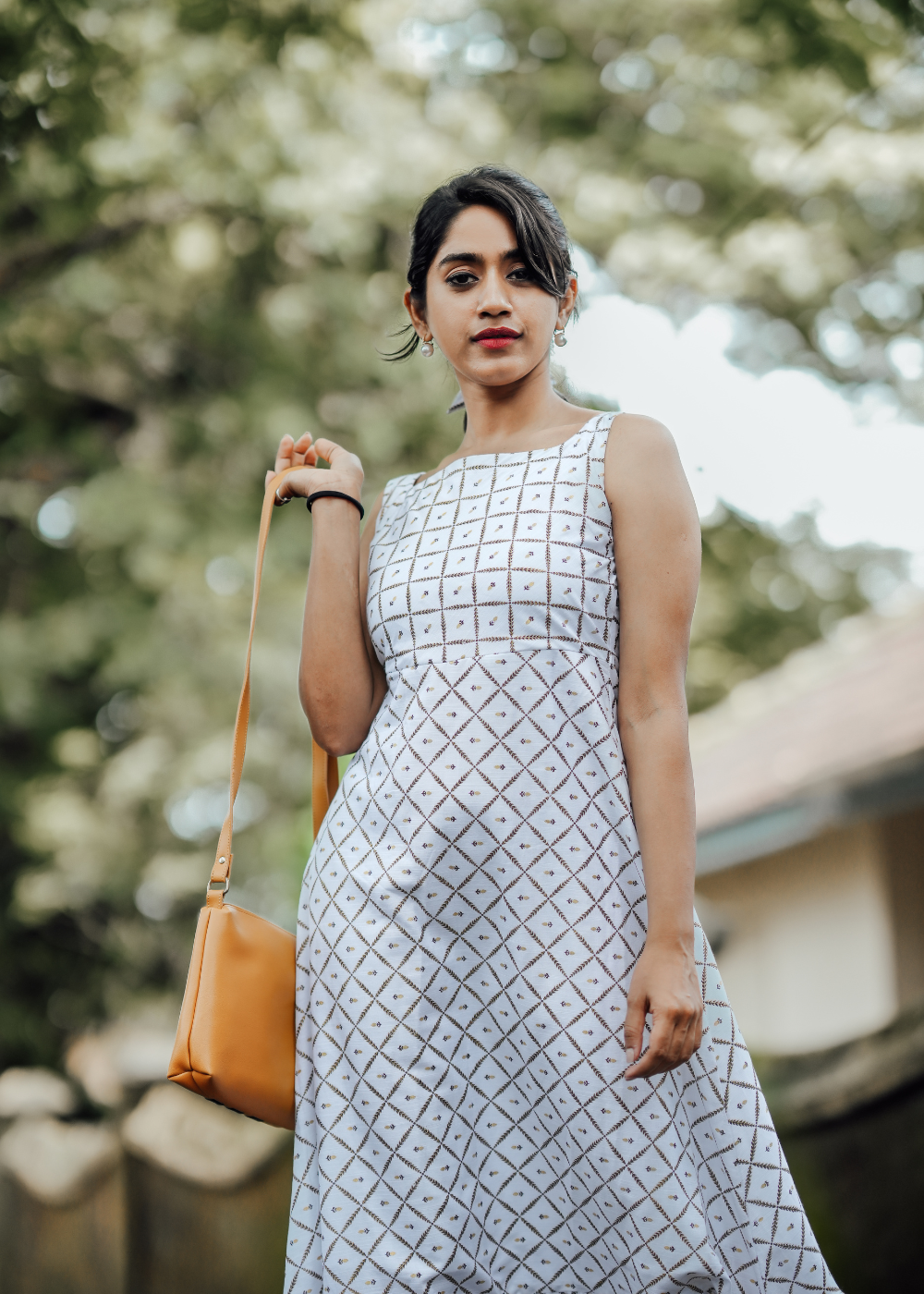 Ethnic Shrug Dress**