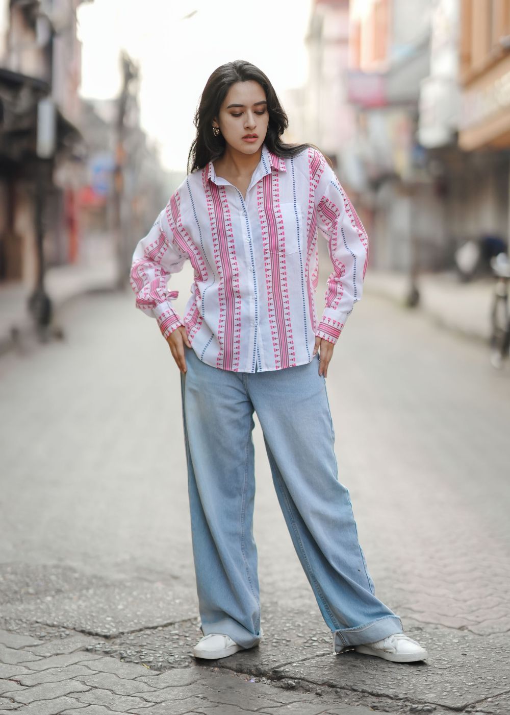 Pink Ikat Shirt