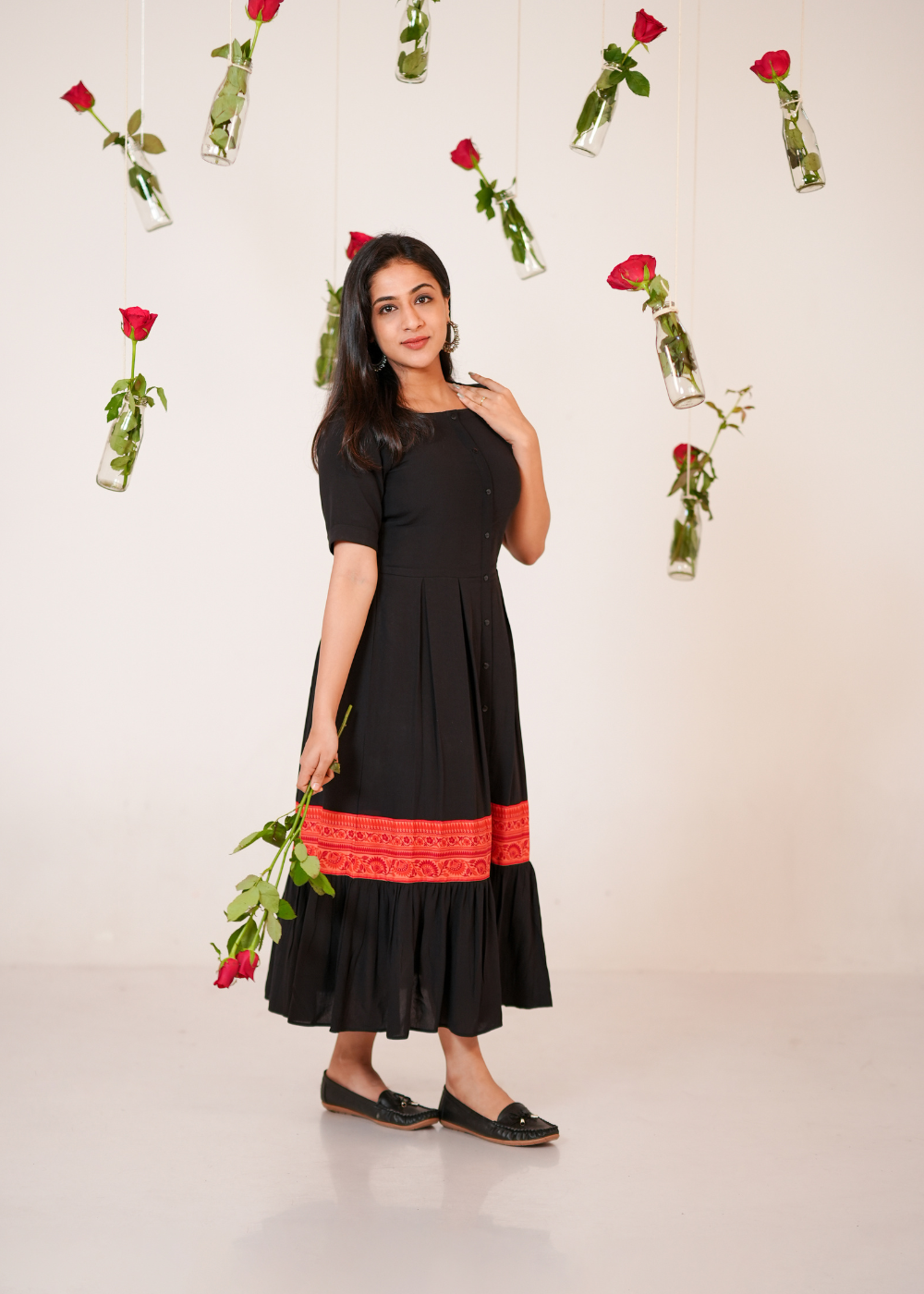 Red Hot Black Dress**
