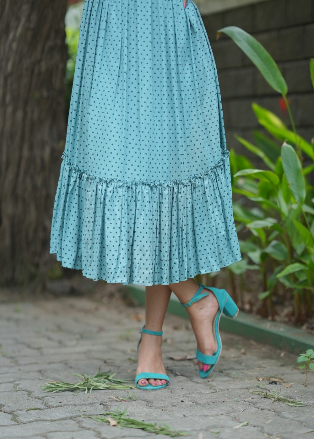 Teal Dotscape**