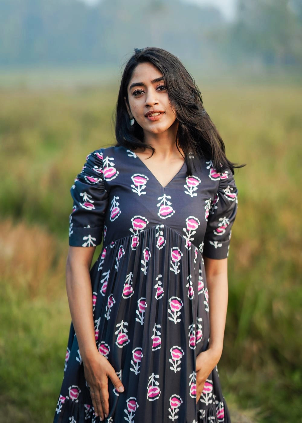 Floral Twilight Flare**