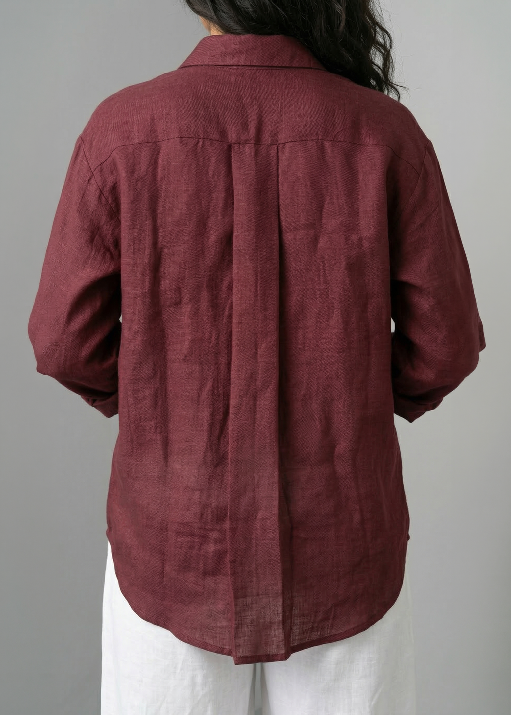 Linen Wine Shirt