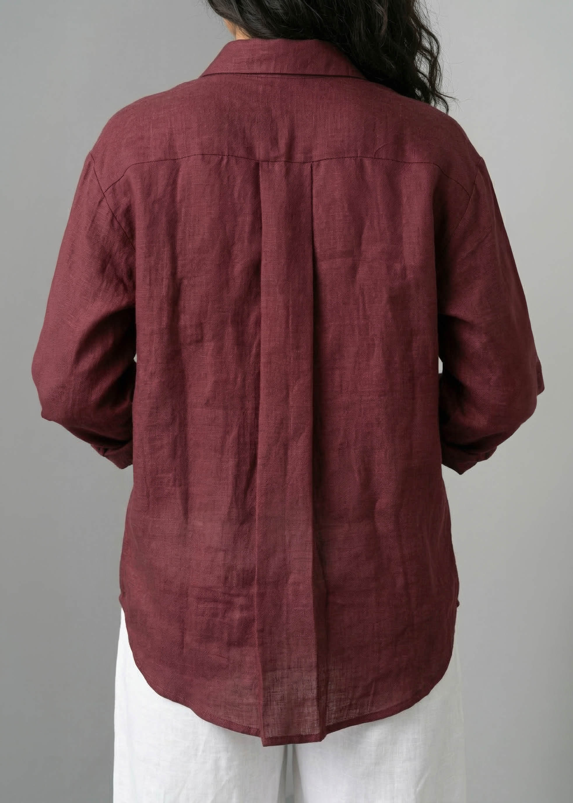 Linen Wine Shirt