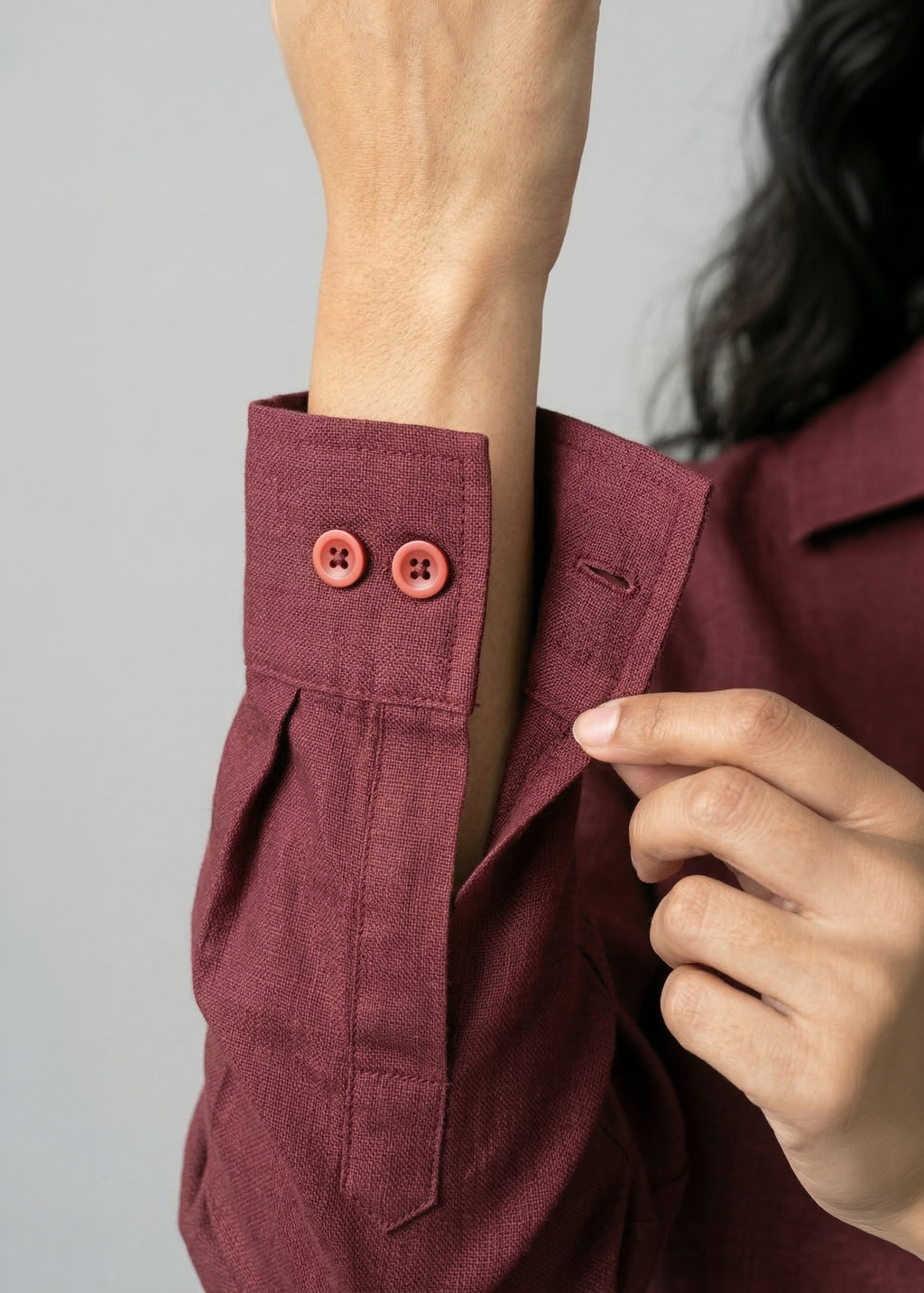 Linen Wine Shirt