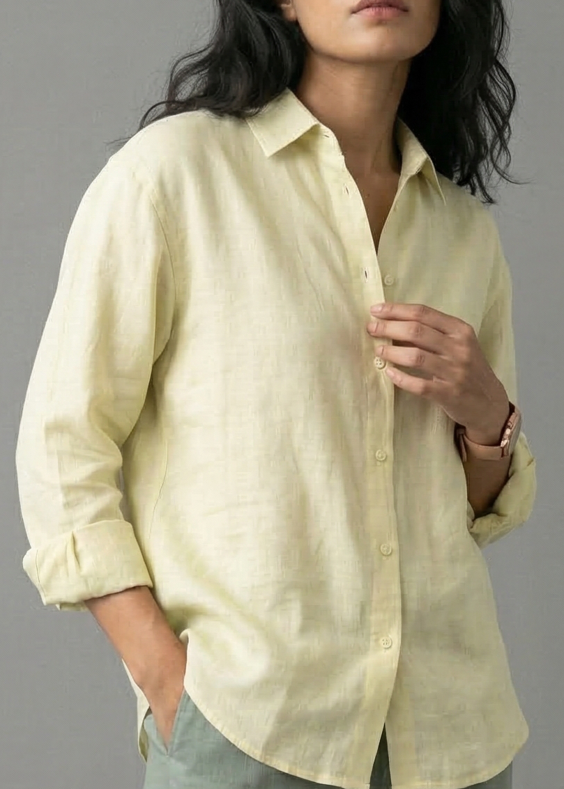 Linen Lime Shirt