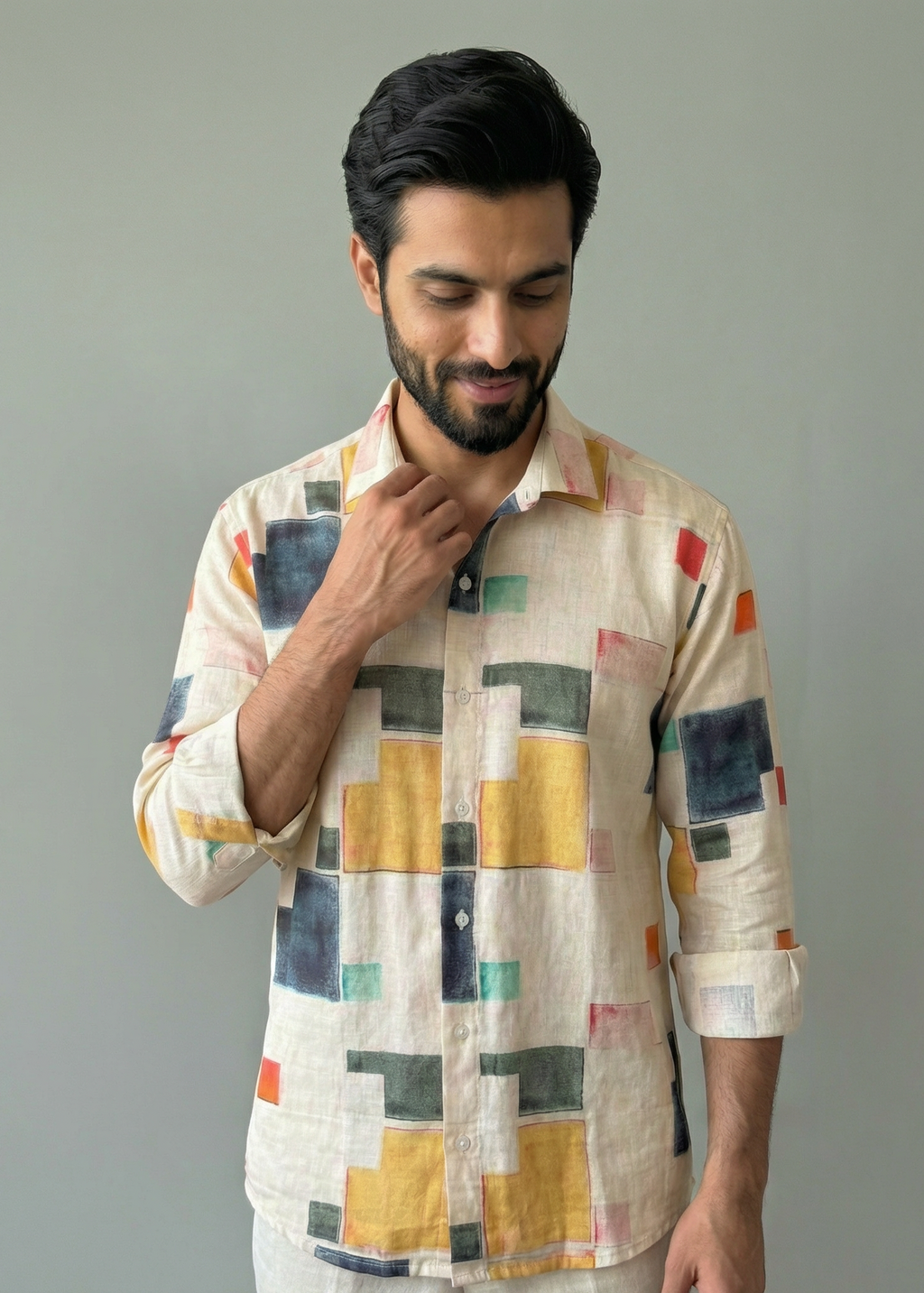 Retro Grid Shirt