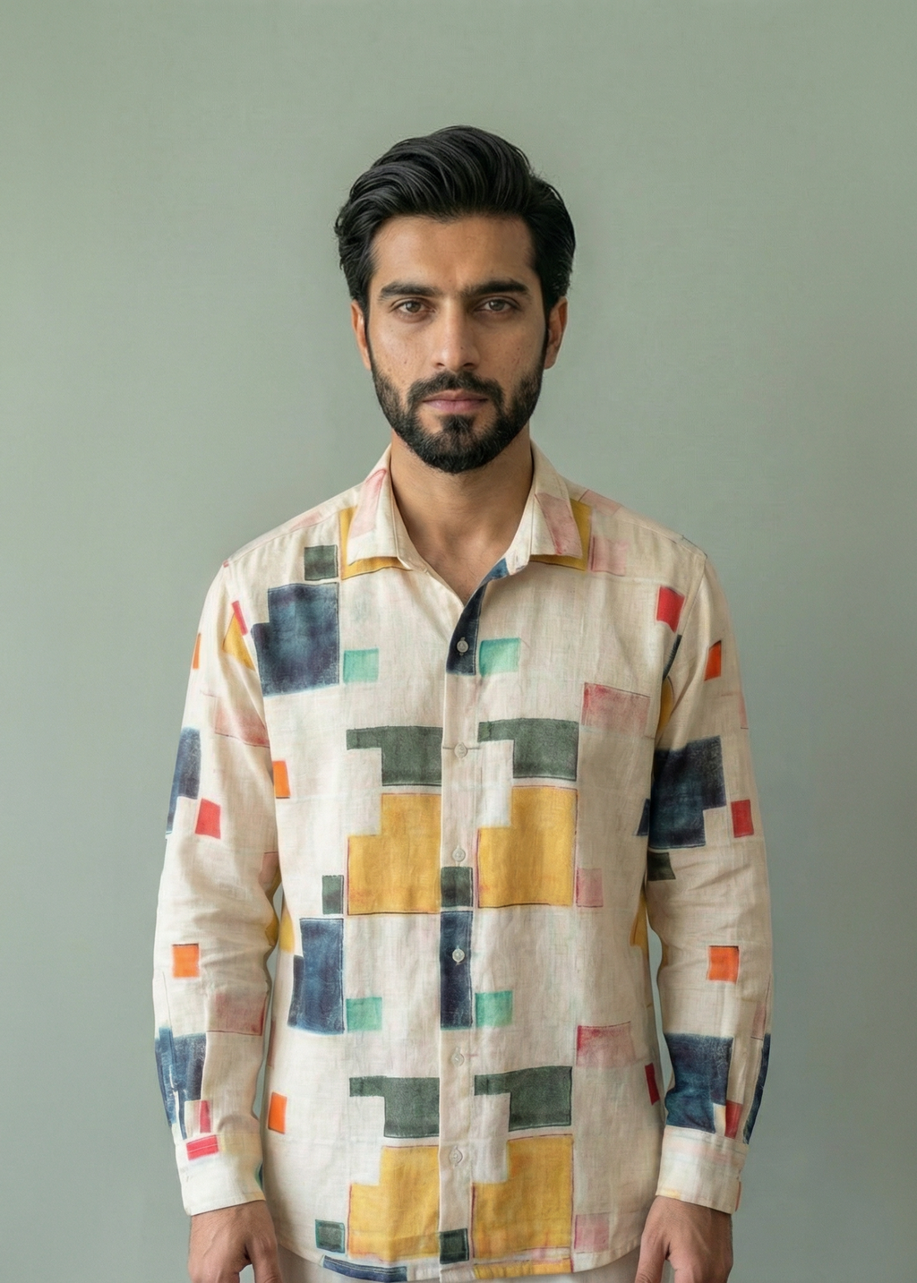 Retro Grid Shirt